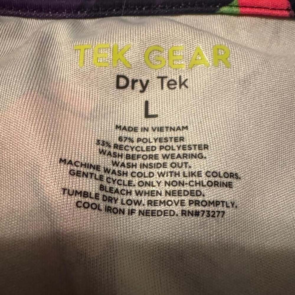 Tek Gear Dry Tek Floral Athletic Tank Top - Picture 2 of 3